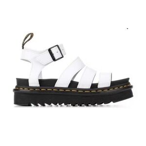 Dr Martens Blaire Women US Size 9 White Leather Sandal Gladiator Platform Chunky
